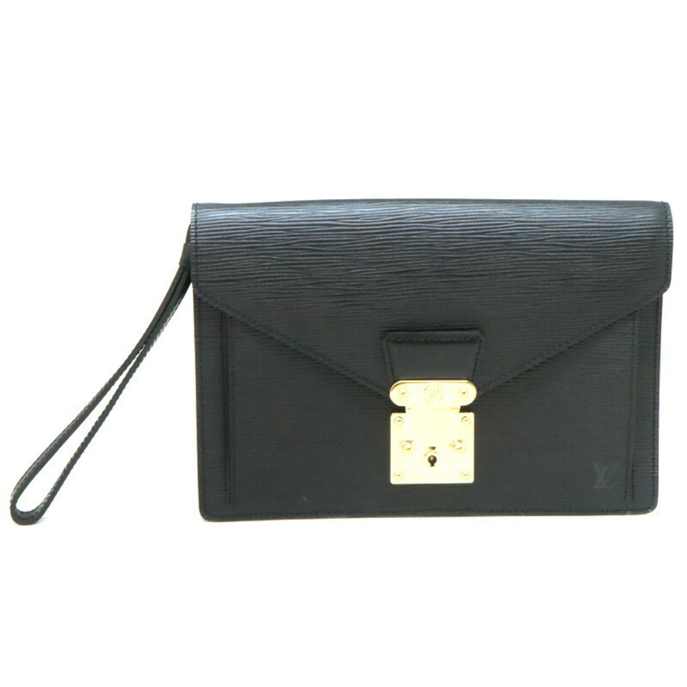 Louis Vuitton Dragonne Shoulder Bag Epi Leather Noir Black